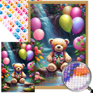 Cubby Bear 40*60CM(Picture) Full Round Drill Diamond Painting