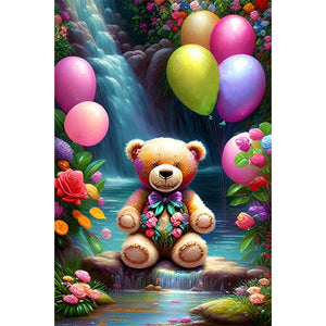 Cubby Bear 40*60CM(Picture) Full Round Drill Diamond Painting