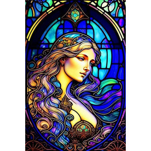 Statue Of The Virgin Mary 40*60CM(Picture) Full Round Drill Diamond Painting