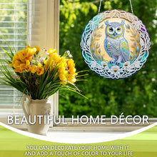 Load image into Gallery viewer, DIY Crystal Diamond Pendant Single-sided 5D Round for Home Garden (Owl)
