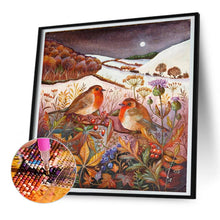 Load image into Gallery viewer, Birds On Hills At Night 30*30CM(Canvas) Full Round Drill Diamond Painting
