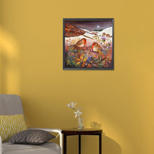 Load image into Gallery viewer, Birds On Hills At Night 30*30CM(Canvas) Full Round Drill Diamond Painting
