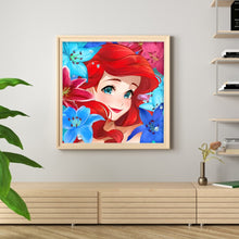 Load image into Gallery viewer, Yishu - Disney - Princess Ariel The Mermaid - 50*50CM 11CT 3 Stamped Cross Stitch
