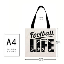 Load image into Gallery viewer, Canvas Bag-Football 40*40CM
