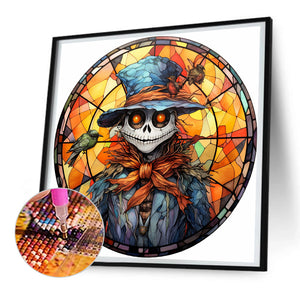 Horror Halloween 30*30CM(Canvas) Full Round Drill Diamond Painting