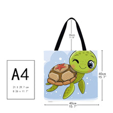 Load image into Gallery viewer, Canvas Bag-Sea Turtle 40*40CM
