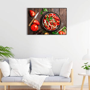 Delicious Food 60*40CM(Canvas) Full Round Drill Diamond Painting