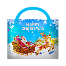 Load image into Gallery viewer, DIY Special Shape Diamond Art Candy Bag Christmas Santa Candy Bag (20x19cm)
