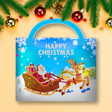 Load image into Gallery viewer, DIY Special Shape Diamond Art Candy Bag Christmas Santa Candy Bag (20x19cm)
