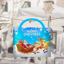 Load image into Gallery viewer, DIY Special Shape Diamond Art Candy Bag Christmas Santa Candy Bag (20x19cm)

