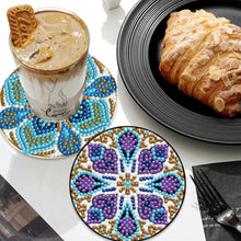 Load image into Gallery viewer, 6PCS Diamond Crafts Coasters with Holder Wooden (Mandara)

