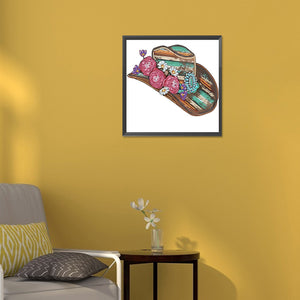 Hat 30*30CM(Canvas) Partial Special Shaped Drill Diamond Painting