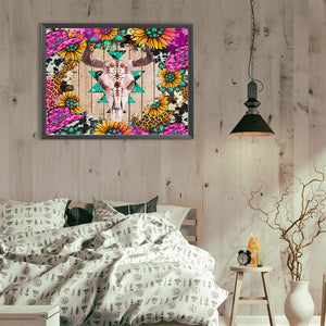 Western Cowboy Vibes 40*30CM(Canvas) Full Round Drill Diamond Painting