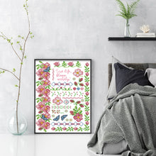 Load image into Gallery viewer, Joy Sunday - Flowers In Bloom - 29*40CM 14CT 2 Stamped Cross Stitch
