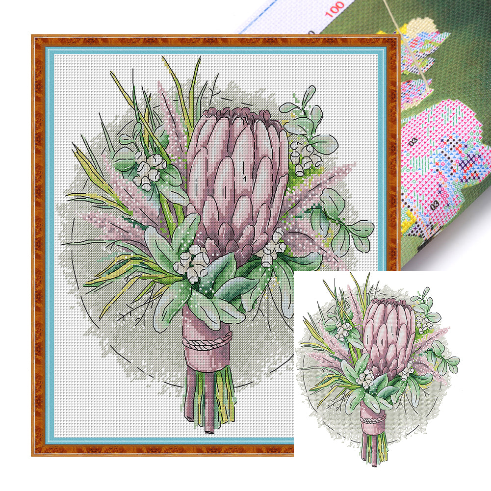 Joy Sunday - Summer Fragrance - 33*36CM 14CT 2 Stamped Cross Stitch