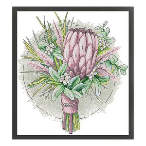 Joy Sunday - Summer Fragrance - 33*36CM 14CT 2 Stamped Cross Stitch