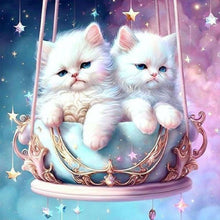 Load image into Gallery viewer, Cute Cat 30*30CM(Canvas) Full Round Drill Diamond Painting
