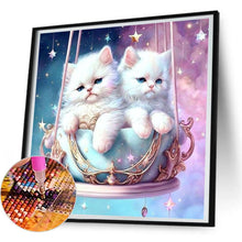 Load image into Gallery viewer, Cute Cat 30*30CM(Canvas) Full Round Drill Diamond Painting
