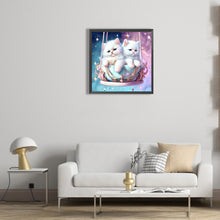 Load image into Gallery viewer, Cute Cat 30*30CM(Canvas) Full Round Drill Diamond Painting

