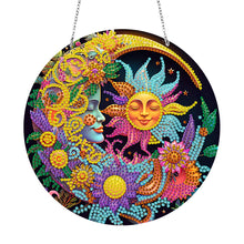 Load image into Gallery viewer, 2D Flat Sun Moon Diamond Art Kits Painting Suncatcher Double Sided Home Decor

