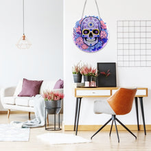 Load image into Gallery viewer, 2D Flat Skull Diamond Art Kit Painting Suncatcher Double Sided Home Garden Decor
