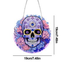Load image into Gallery viewer, 2D Flat Skull Diamond Art Kit Painting Suncatcher Double Sided Home Garden Decor
