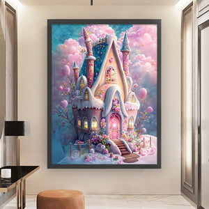 Huancan - Dream Cottage - 50*65CM 16CT 2 Stamped Cross Stitch