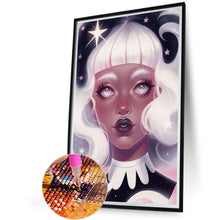 Load image into Gallery viewer, Girl With Dark Candy 40*60CM(Picture) Full Round Drill Diamond Painting
