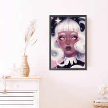 Load image into Gallery viewer, Girl With Dark Candy 40*60CM(Picture) Full Round Drill Diamond Painting
