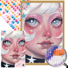 Load image into Gallery viewer, Girl With Dark Candy 40*60CM(Picture) Full Round Drill Diamond Painting
