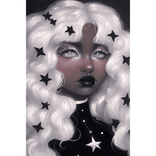 Load image into Gallery viewer, Girl With Dark Candy 40*60CM(Picture) Full Round Drill Diamond Painting
