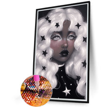 Load image into Gallery viewer, Girl With Dark Candy 40*60CM(Picture) Full Round Drill Diamond Painting
