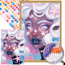 Load image into Gallery viewer, Girl With Dark Candy 40*60CM(Picture) Full Round Drill Diamond Painting
