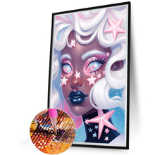 Load image into Gallery viewer, Girl With Dark Candy 40*60CM(Picture) Full Round Drill Diamond Painting
