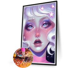 Load image into Gallery viewer, Girl With Dark Candy 40*60CM(Picture) Full Round Drill Diamond Painting
