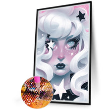 Load image into Gallery viewer, Girl With Dark Candy 40*60CM(Picture) Full Round Drill Diamond Painting
