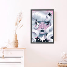 Load image into Gallery viewer, Girl With Dark Candy 40*60CM(Picture) Full Round Drill Diamond Painting
