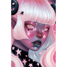 Load image into Gallery viewer, Girl With Dark Candy 40*60CM(Picture) Full Round Drill Diamond Painting
