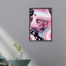 Load image into Gallery viewer, Girl With Dark Candy 40*60CM(Picture) Full Round Drill Diamond Painting
