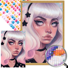 Load image into Gallery viewer, Girl With Dark Candy 40*60CM(Picture) Full Round Drill Diamond Painting
