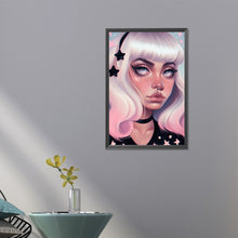 Load image into Gallery viewer, Girl With Dark Candy 40*60CM(Picture) Full Round Drill Diamond Painting
