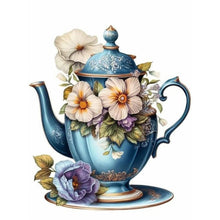 Load image into Gallery viewer, Teacup Bouquet 30*40CM(Canvas) Full Round Drill Diamond Painting

