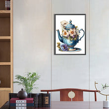 Load image into Gallery viewer, Teacup Bouquet 30*40CM(Canvas) Full Round Drill Diamond Painting
