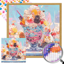 Load image into Gallery viewer, Cream Of Small Animals 40*40CM(Picture) Full Round Drill Diamond Painting
