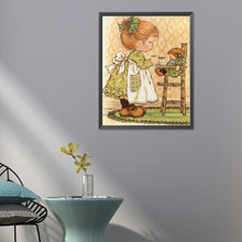 Load image into Gallery viewer, Girl Taking Care Of Children 40*50CM(Canvas) Full Round Drill Diamond Painting
