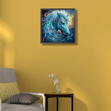 Load image into Gallery viewer, Horse 40*40CM(Canvas) Full Round Drill Diamond Painting
