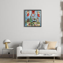 Load image into Gallery viewer, Christmas Wall Decoration 40*40CM(Canvas) Full Round Drill Diamond Painting
