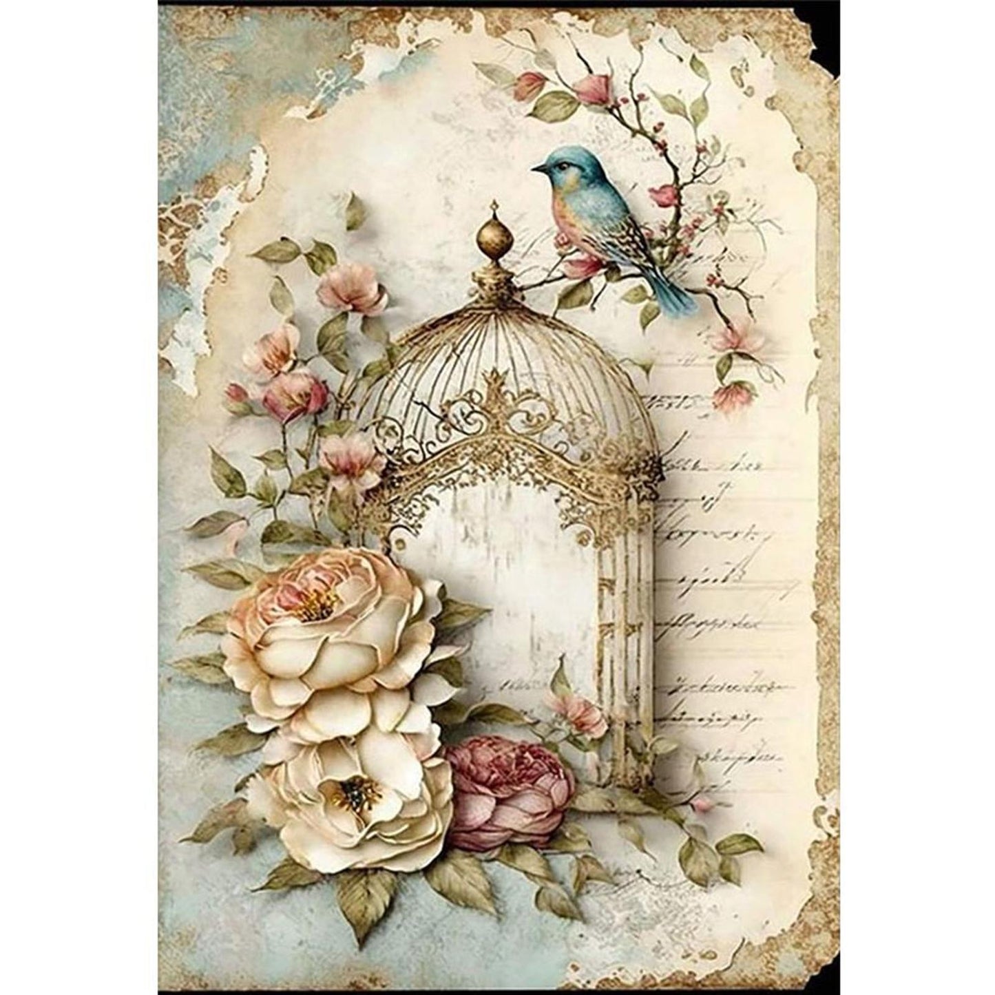 Vintage Poster - Full 11CT Counted Cross Stitch 40x60CM - Yishu