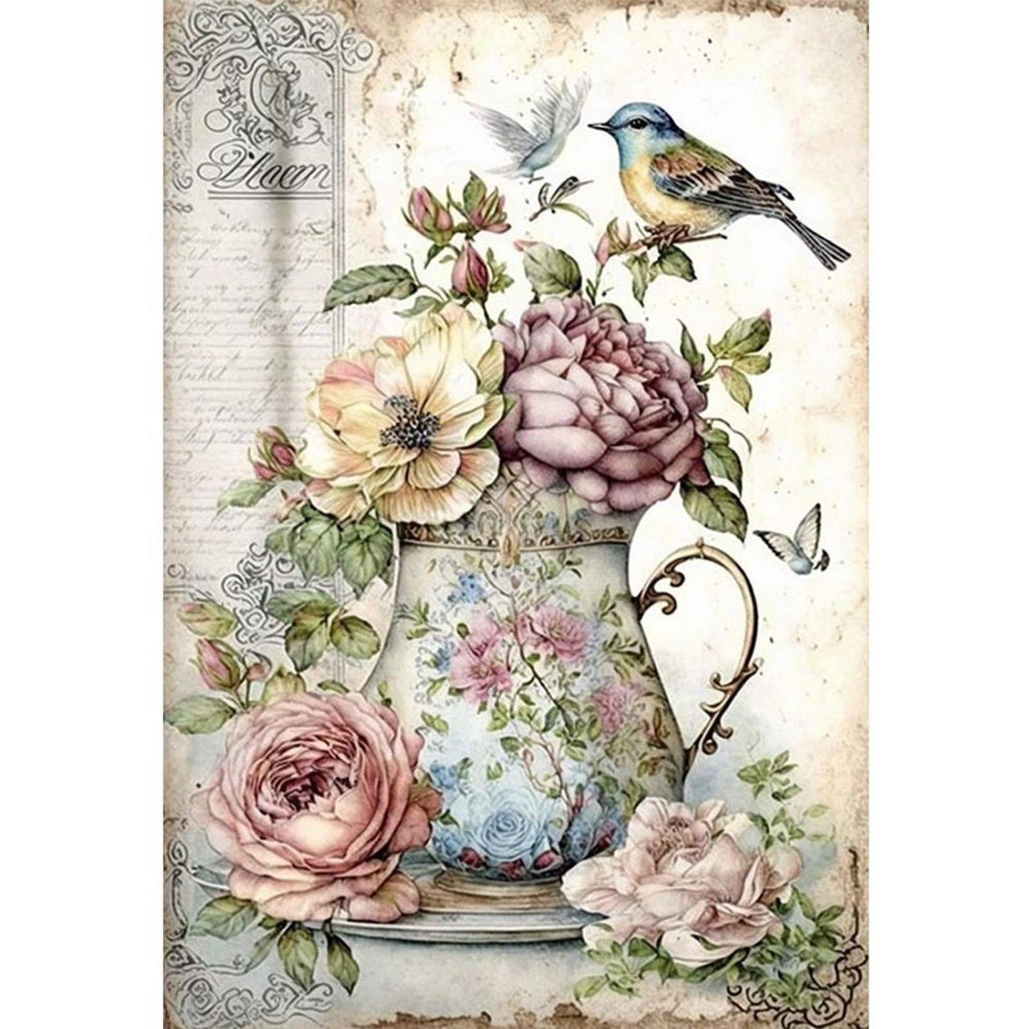 Vintage Poster - Full 11CT Counted Cross Stitch 40x60CM - Yishu