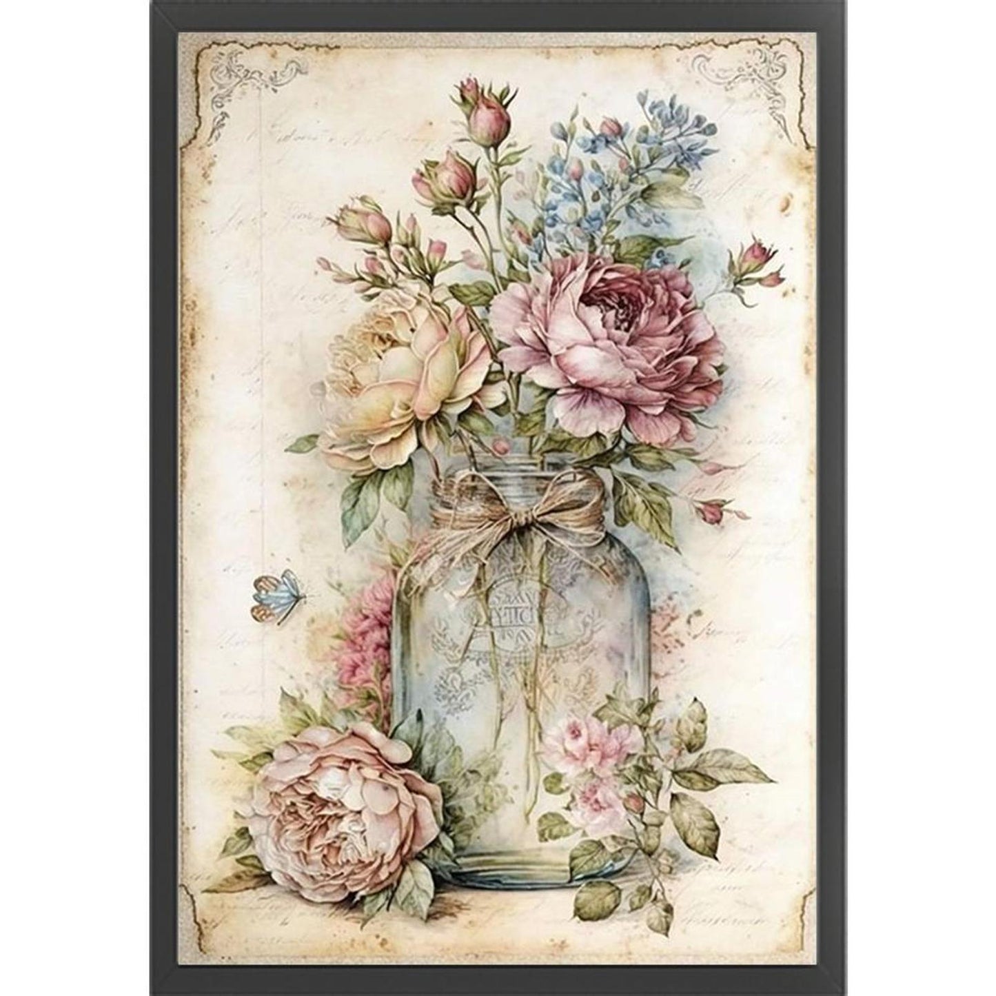 Vintage Poster - Full 11CT Counted Cross Stitch 40x60CM - Yishu
